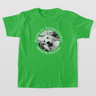 Funny St. Patrick's Day Irish and Smiling Dog T-Shirt