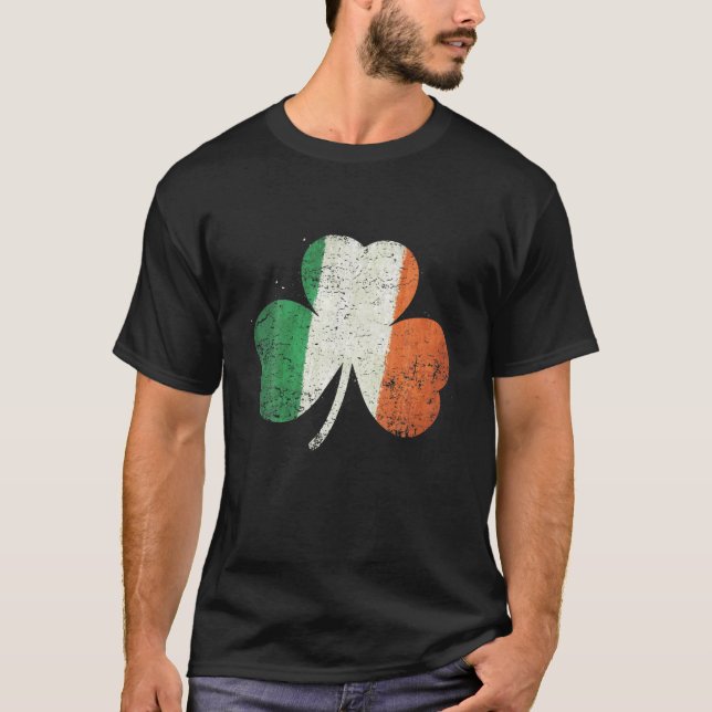 Funny St. Patrick's Day Irish Ireland Kleeblatt Fl T-Shirt (Vorderseite)