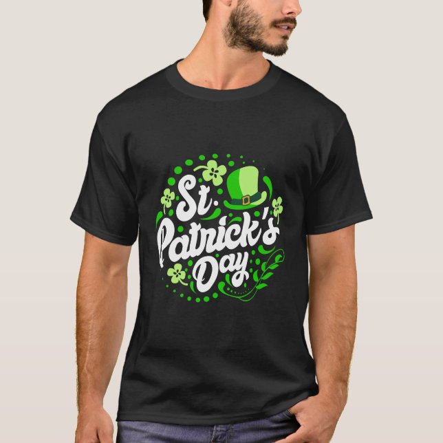 Funny St Patricks Day Leprechaun T-Shirt (Vorderseite)