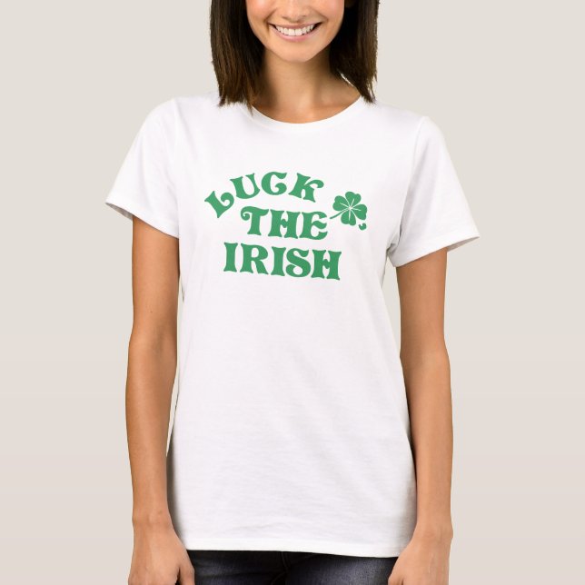Funny St Patricks Day Luck O' Irish Group T-Shirt (Vorderseite)