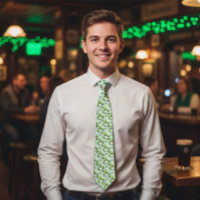 Funny St. Patrick's Day Lucky Krawatte