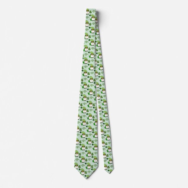 Funny St. Patrick's Day Lucky Krawatte (Vorderseite)