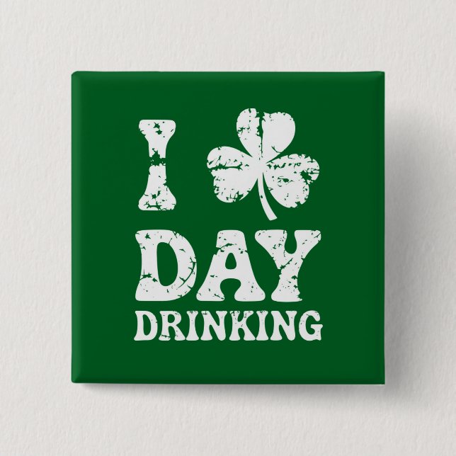 Funny St. Patricks Day Party St Pats Sonnenbrand t Button (Vorderseite)