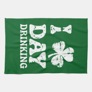 Funny St. Patricks Day Party St Pats Sonnenbrand t Geschirrtuch
