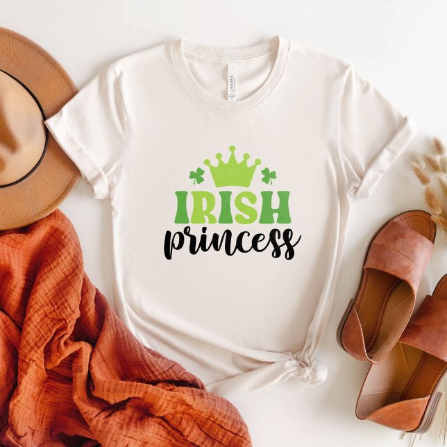 Funny St Patricks Day T Shirt Irish Princess (Von Creator hochgeladen)