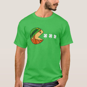 Funny St Patricks Day Video Gamer Spaß Joys Boys T-Shirt
