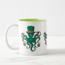 Funny St. Patricks Octopus