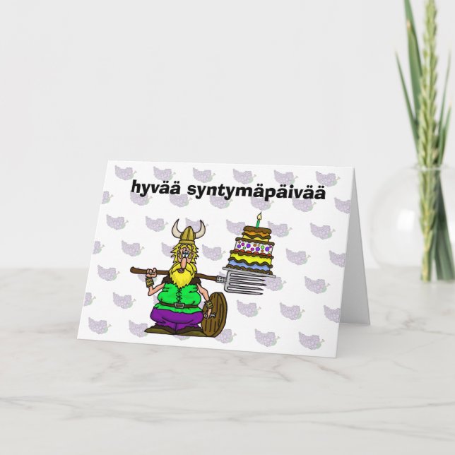 Funny St. Urho's Day Birthday Card für März 16 Karte (Vorderseite)