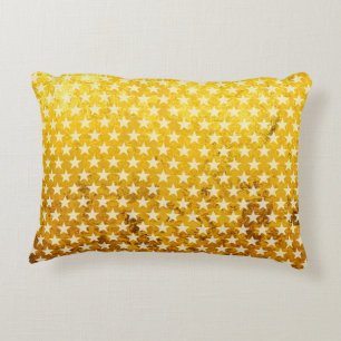 Funny Stars Pattern transparent + Ihre Idee Dekokissen