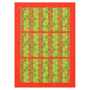 Funny Stars & Squares Muster + Ihre Idee Tischdecke