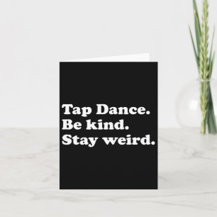 Funny Stich Dance oder Gestochen Tänzer Stich Tanz Karte