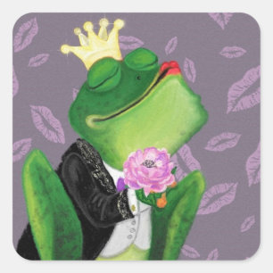 Funny Sticker mit Froschprinz