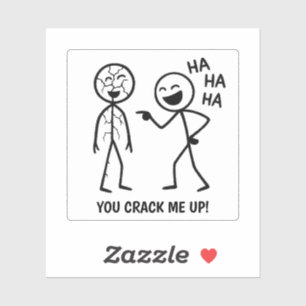 Funny Stickman Aufkleber