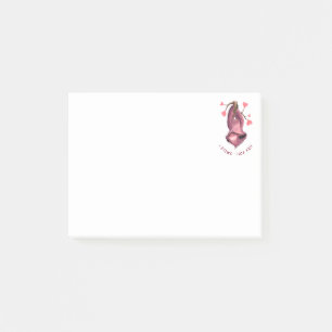 Funny Sticknotes Playful Sloth Smile - Dein Text Post-it Klebezettel
