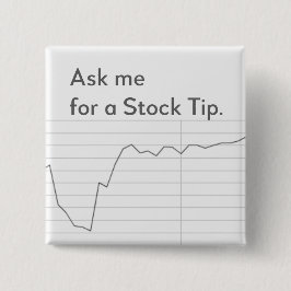 Funny Stock Market Button, Broker, Händler Geschen Button
