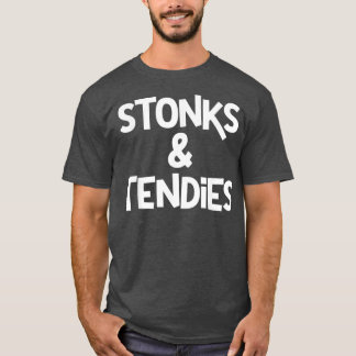 Funny Stock Market Gift Trader Gag Stonks und T-Shirt