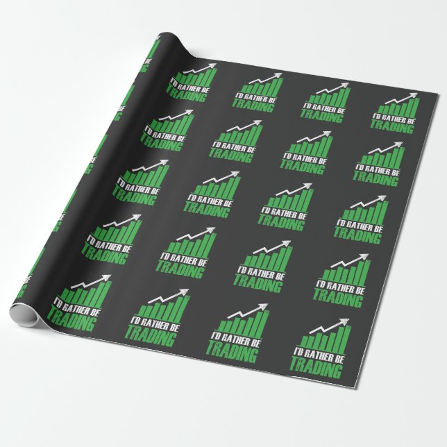 Funny Stock Market Trader Investor Geschenkpapier (Ungerollt)