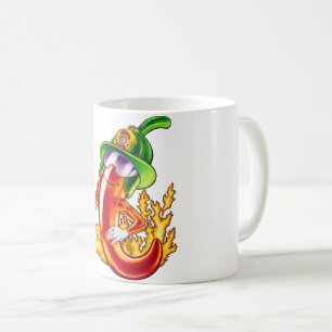 Funny Stolz Feuerwehrmann Chili on Fire gibt Thumb Kaffeetasse