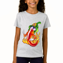 Funny Stolz Feuerwehrmann Chili on Fire gibt Thumb