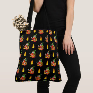 Funny Stolz Feuerwehrmann Chili on Fire gibt Thumb Tasche