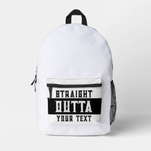 Funny 'Straight Outta Your Text' Bedruckter Rucksack