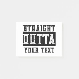 Funny 'Straight Outta Your Text' Post-it Klebezettel