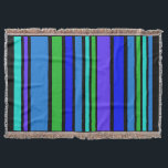 Funny Stripes farbig IV Ihre Hintergrundfarbe Decke<br><div class="desc">Hintergrund Streifen Muster von EDDA Fröhlich / EDDArt | Grundlegend: ungefärbte oder farbige Formen für Farbliebhaber | Sie vermissen andere Farben oder Produkte mit diesem Design ? Kontaktieren Sie mich: contact@eddart.de</div>