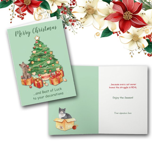 Funny Struggle ist echter Weihnachtskalender Feiertagskarte (Von Creator hochgeladen)