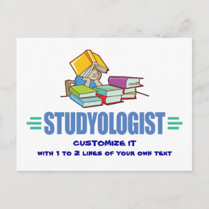 Funny Student Postkarte