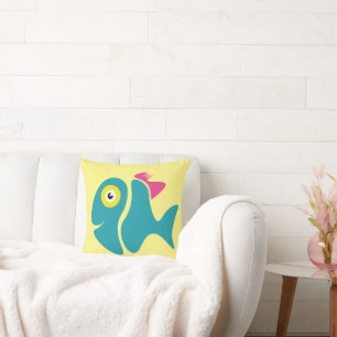 Funny Stylish Fish Kissen
