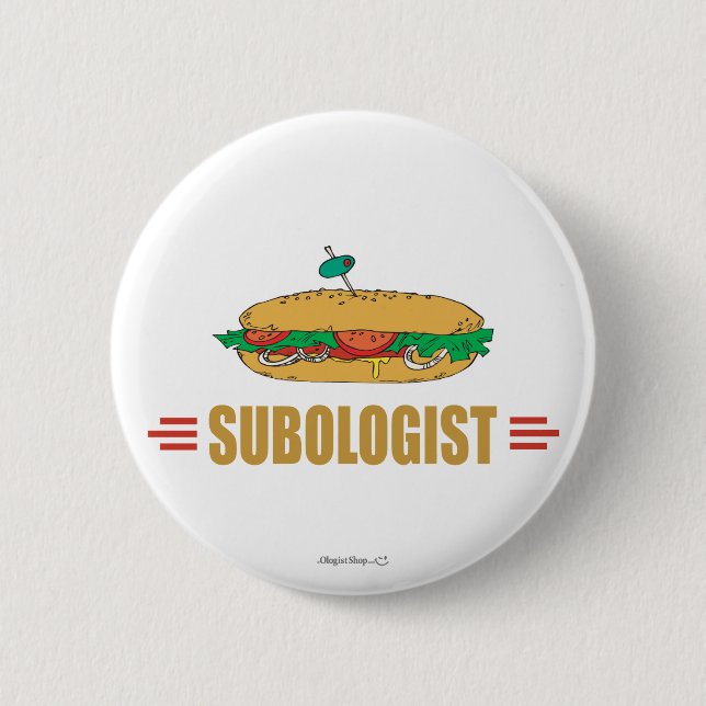 Funny Submarine Sandwich Button (Vorderseite)