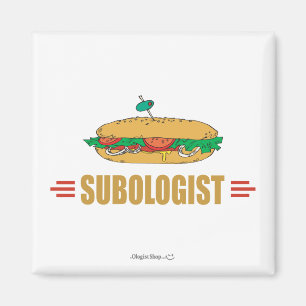 Funny Submarine Sandwich Magnet