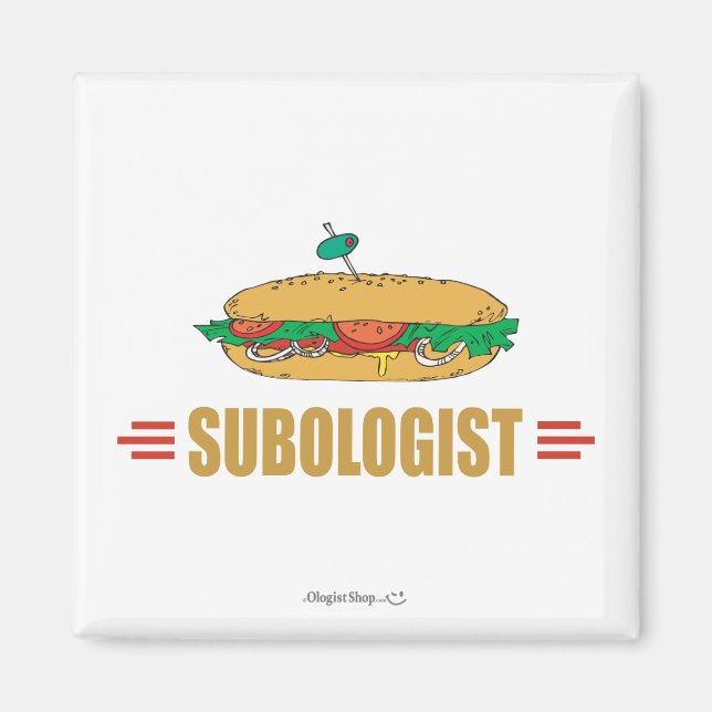 Funny Submarine Sandwich Magnet (Vorne)