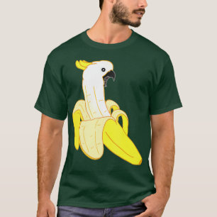 Funny Sulfur Crested Cockatoo Banana Schreie T-Shirt