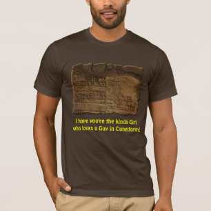 Funny "Sumerian Cuneiform Writing" T - Shirt