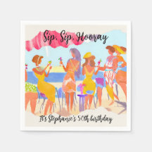 Funny Summer Beach Cocktail Frauen's 50. Geburtsta