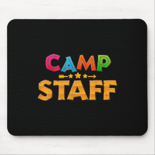 Funny Summer Camp Personaldirektor Camping Berater Mousepad