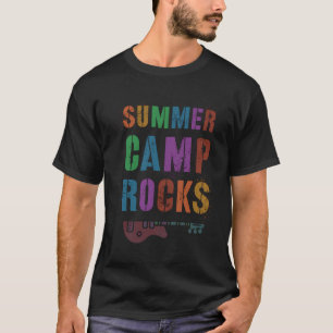 Funny Summer Camp Rocks Kinderberater Direktor Sq T-Shirt