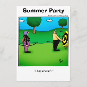 Funny Summer Fun Party Einladungen