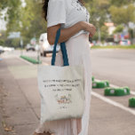 Funny Summer Reading | Monogram Book Tragetasche<br><div class="desc">Funny quote monogram book bag. Who kept up with their summer reading? Whether it's a Christmas gift, a birthday gift or even just a nice little gift to yourself, these bags are both practical and stylish—a winning combo every time. Because each bag can be personalized with a name, a monogram...</div>