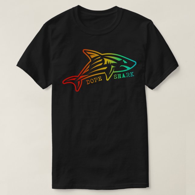 Funny Summer Shark T-Shirt (Design vorne)