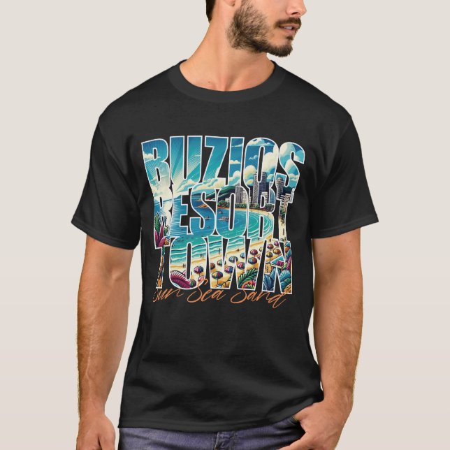 Funny Summer Tropical Getaway Familienurlaub T-Shirt (Vorderseite)