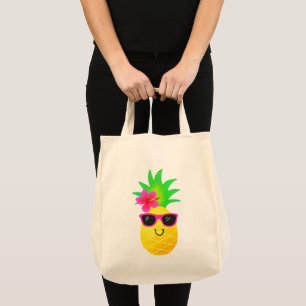 Funny Summer Tropical Pineapse Tragetasche