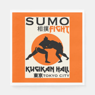 Funny Sumo Wrestler Serviette