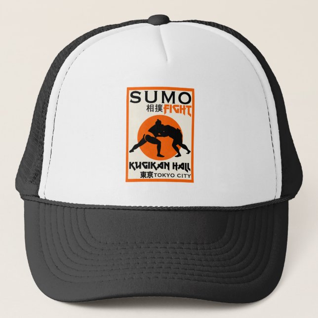 Funny Sumo Wrestler Truckerkappe (Vorderseite)