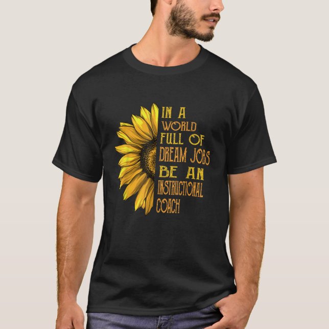 Funny Sunflowers Anleitung Trainer T-Shirt (Vorderseite)