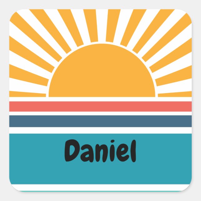 Funny Sunshine Sticker (Vorderseite)