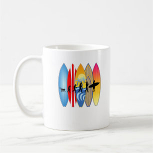 Funny Surfer Evolution Kaffeetasse