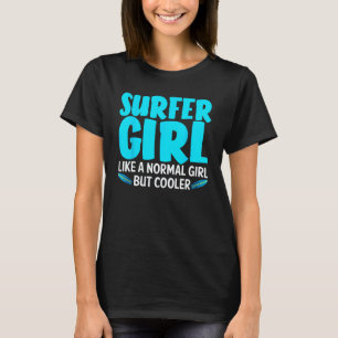 Funny Surfer Girl Design für Frauen Mama Surf T-Shirt
