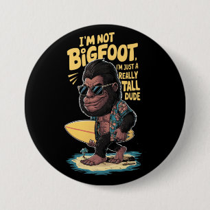 Funny Surffuß Button